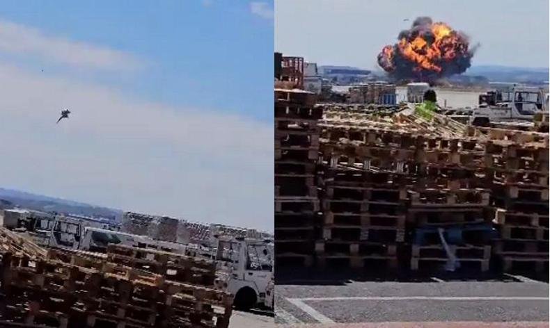 Acidente a�reo na Espanha