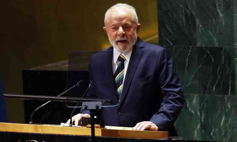 lula discursa na ONU, em setembro de 2023