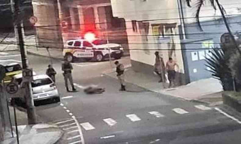 Crime aconteceu na Rua Esprito Santo, no Centro da cidade, na madrugada deste domingo (28/5)