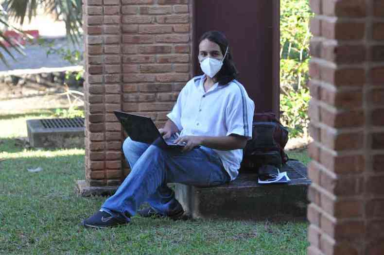 Sem data para voltar ao Coltec, Matheus Lucas cobra participao dos alunos na definio do calendrio (foto: Gladyston Rodrigues/EM/D.A Press)