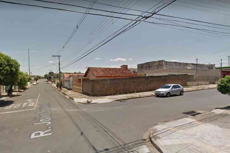 Foto retirada do Google Street view mostra local das agresses 