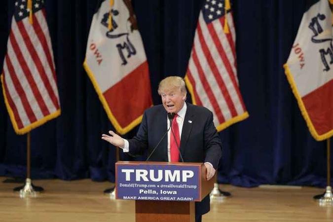 Pré-candidato republicano à presidência dos EUA Donald Trump,(foto: Joshua LOTT / GETTY IMAGES NORTH AMERICA / AFP ) Pré-candidato republicano à presidência dos EUA Donald Trump,(foto: Joshua LOTT / GETTY IMAGES NORTH AMERICA / AFP )