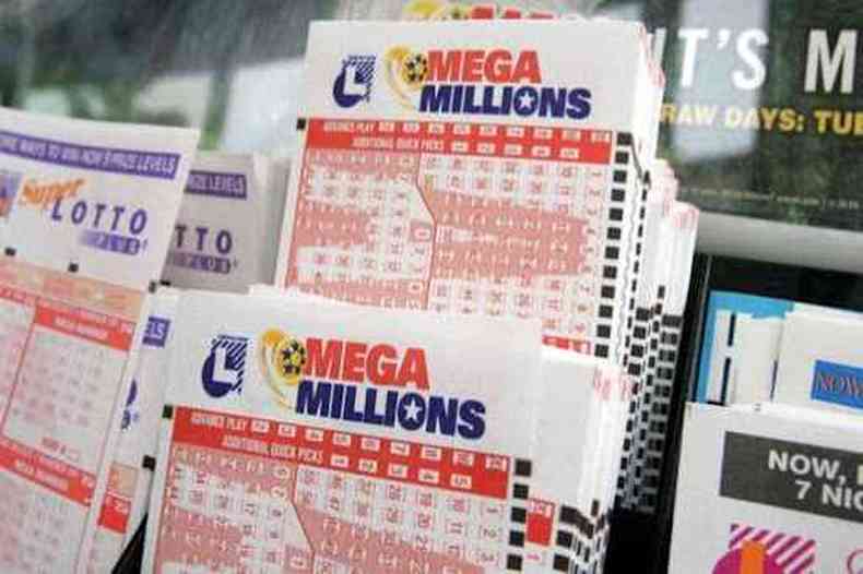 Bilhetes de loteria Mega Millions