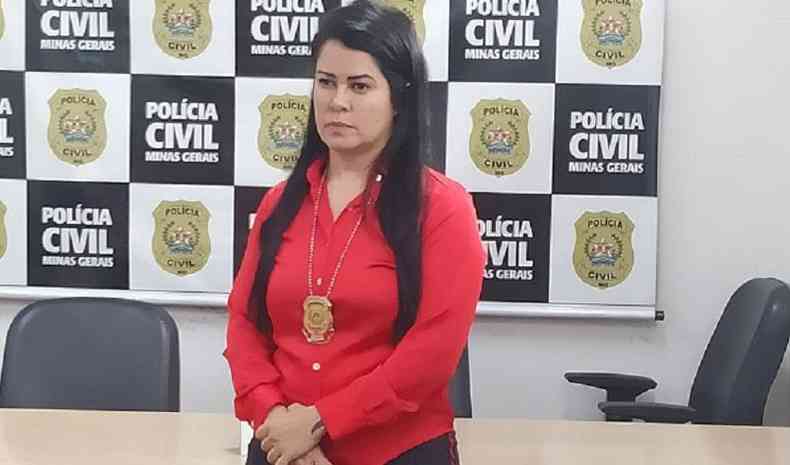 A delegada Iara Frana diz que matador tem extensa ficha de crimes