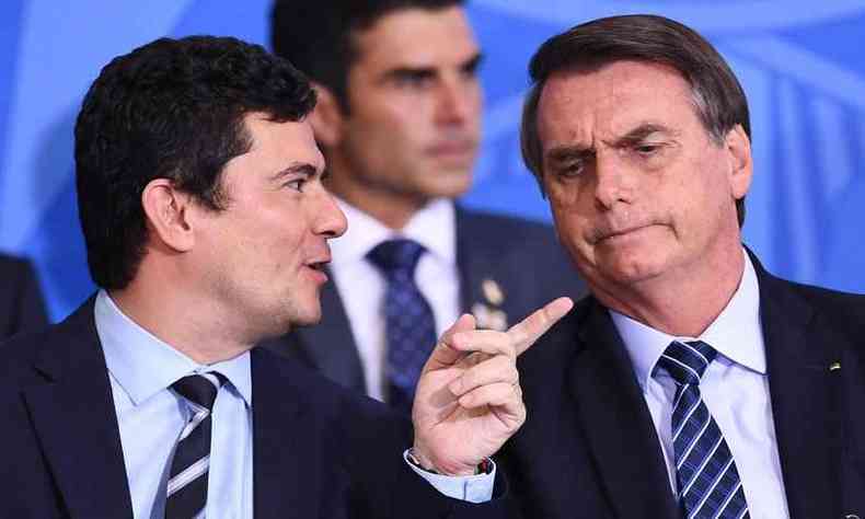 Moro questionou aproximao de Bolsonaro a polticos do chamado Centro no Congresso Nacional(foto: Evaristo S/AFP)