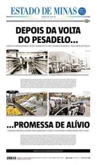 Confira a Capa do Jornal Estado de Minas do dia 25/05/2018
