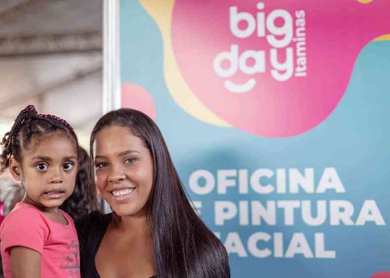 Me e filha em evento da Itaminas