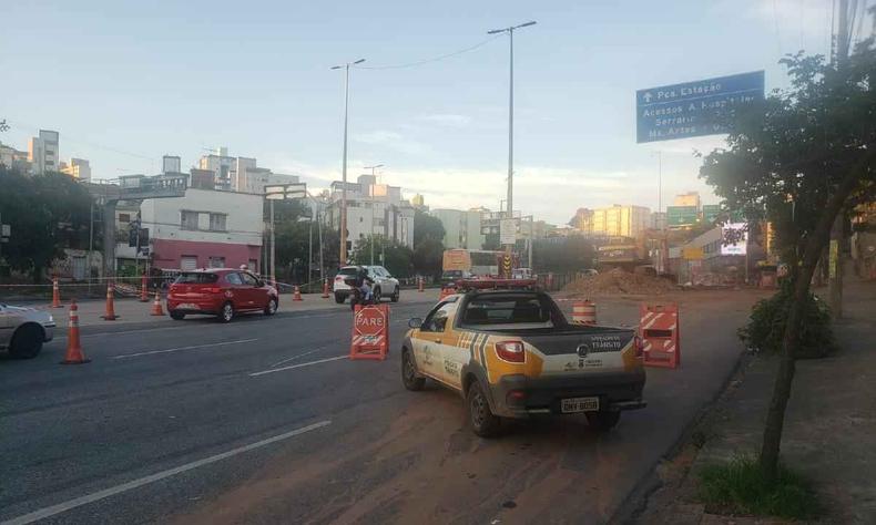 Avenida Cristiano Machado interditada para obras 