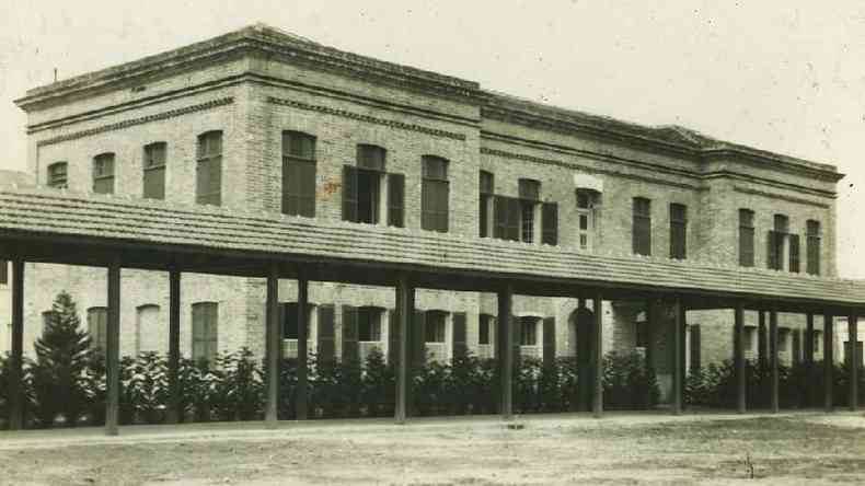 Hospedaria do Brs foi construda fora dos limites da cidade So Paulo, devido a questes de sade pblica(foto: Acervo Museu da Imigrao/APESP)