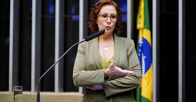 A deputada Carla Zambelli (PSL-SP)  uma das maiores aliadas do Planalto entre as parlamentares federais(foto: Pablo Valadares/Cmara dos Deputados - 10/3/20)