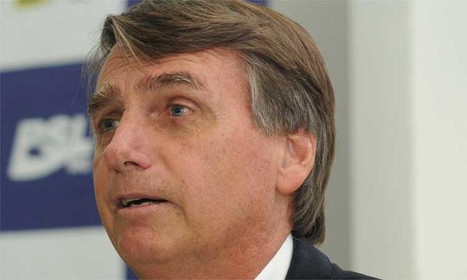 Deputado Jair Bolsonaro(foto: Leandro Couri/EM/D.A Press) Deputado Jair Bolsonaro(foto: Leandro Couri/EM/D.A Press)
