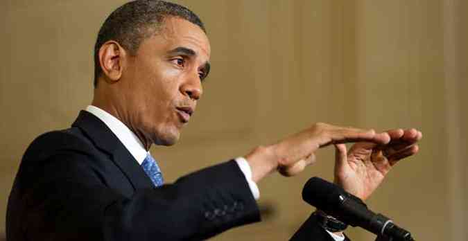 Presidente norte-americano anuncia nesta quarta-feira planos de controle da venda de armas no país(foto: JIM WATSON / AFP)