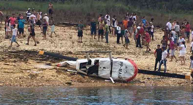 Aeronave caiu no ltimo domingo no Sul de Minas Gerais