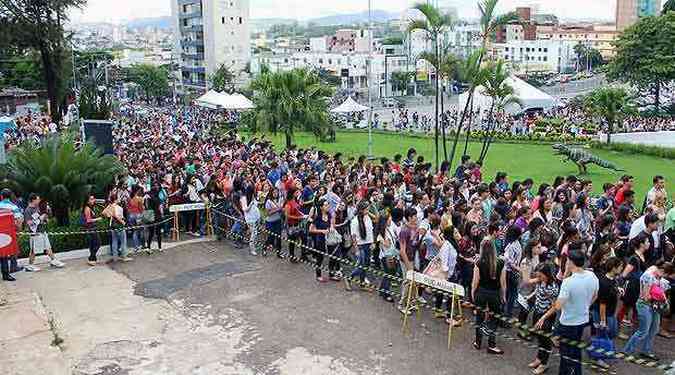 Ao todo, 13.817 pessoas se inscreveram para o Vestibular(foto: Puc Minas/Divulgao)