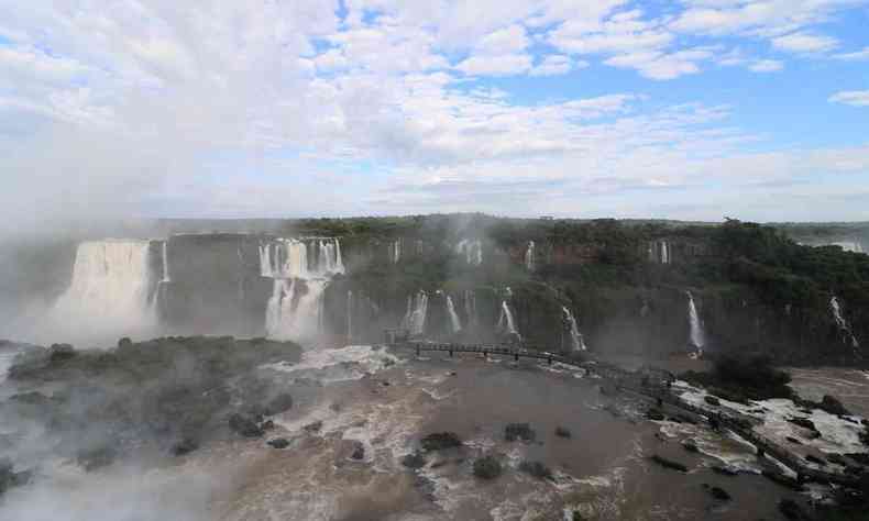 Viso area das Cataratas do Iguau