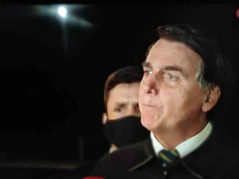 Presidente se posicionou sobre vdeo na noite desta sexta-feira, em Braslia(foto: Reproduo/CNN Brasil)