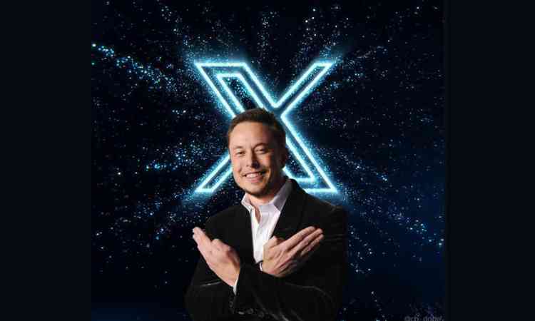  Elon Musk e a logo de X