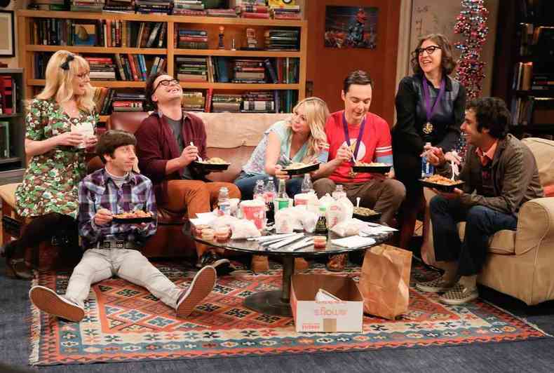 The Big Bang Theory, cujo captulo final foi ao ar em junho, virou cone da cultura nerd (foto: Michael Yarish/divulgao)
