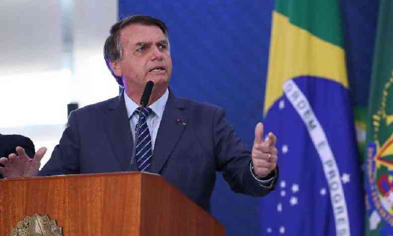 Bolsonaro recusou ofertas da Pfizer no ano passado(foto: Marcos Corra/PR)