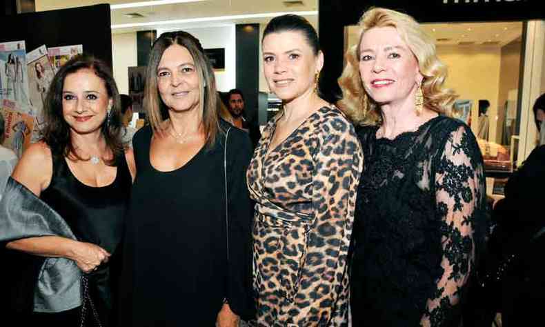 Christine Boerger, Simone Arcuri, Gisele Lopes e Rosana Horta(foto: Marcos Vieira/EM/D.A Press)