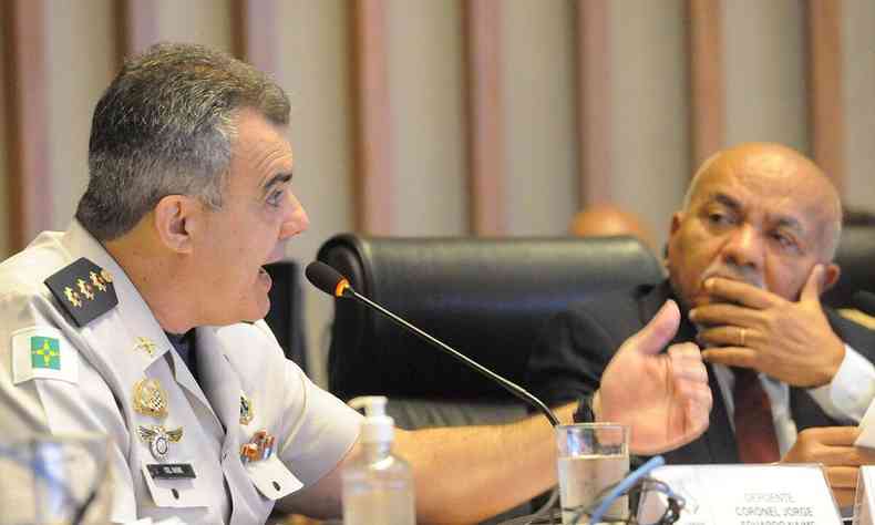Coronel Jorge Naime presta depoimento na Comisso Parlamentar de Inqurito dos Atos Democrticos