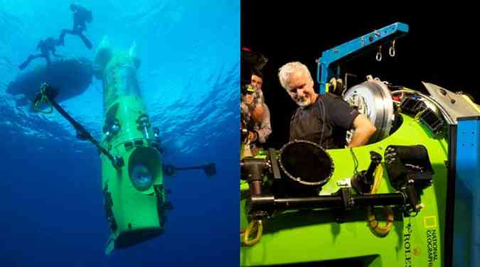 James Cameron documenta viagem a quase 11 mil metros de profundidade -  Jornal O Globo