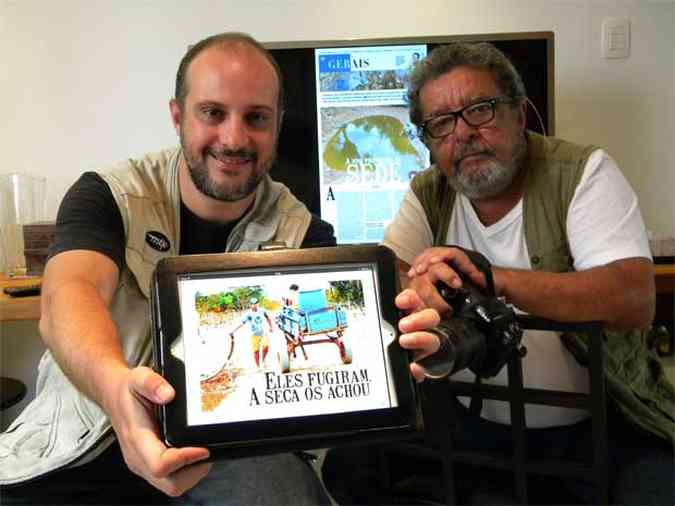 Mateus Parreiras e Beto Novaes, parceria que resulta em mais um trabalho reconhecido nacionalmente (foto: Mateus Parreiras/EM/D. A Press )