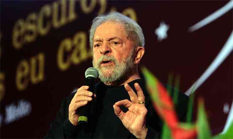 Ex-presidente Luiz Incio Lula da Silva(foto: Ana Rayssa/Esp.CB/D.A. Press)