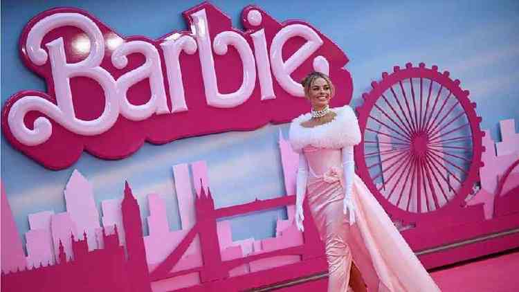 Imagem de divulgao do filme da Barbie