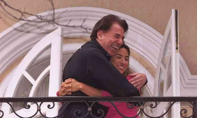 Silvio Santos e Patrícia Abravanel