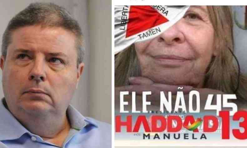 Anastasia no quis comentar o posicionamento da irm, de declarar apoio a Haddad contra Bolsonaro(foto: Alexandre Gusanshe / EM/ D.A.PRES / Reproduo Facebook)