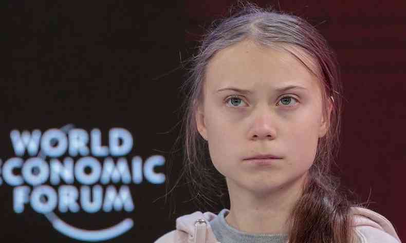 Eleita personalidade do ano de 2019 pela revista Time, Greta, de 17 anos, vem se destacando mundialmente desde os 15(foto: AFP/Reproduo)
