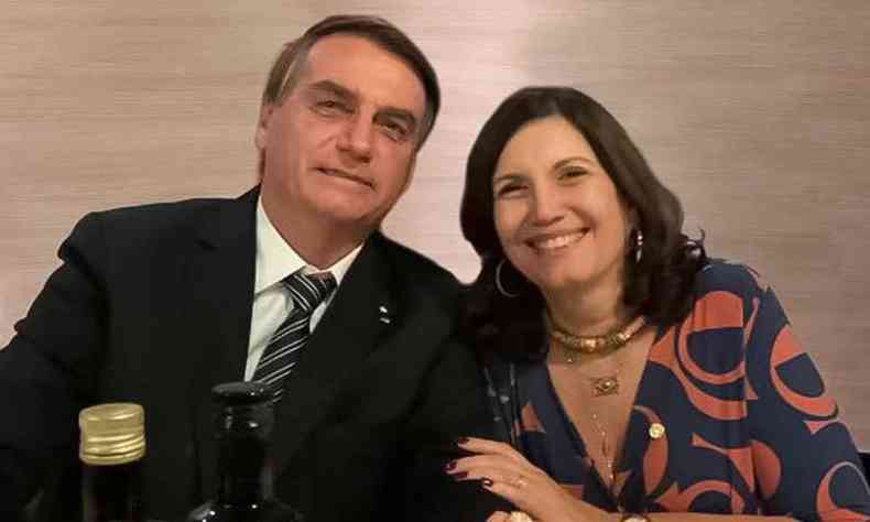 Bia Kicis e Jair Bolsonaro