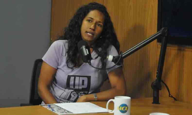Indira Xavier, pr-candidata da Unidade Popular em Minas Gerais