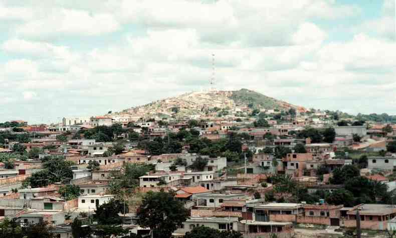 vista da cidade de Ribeirão das Neves