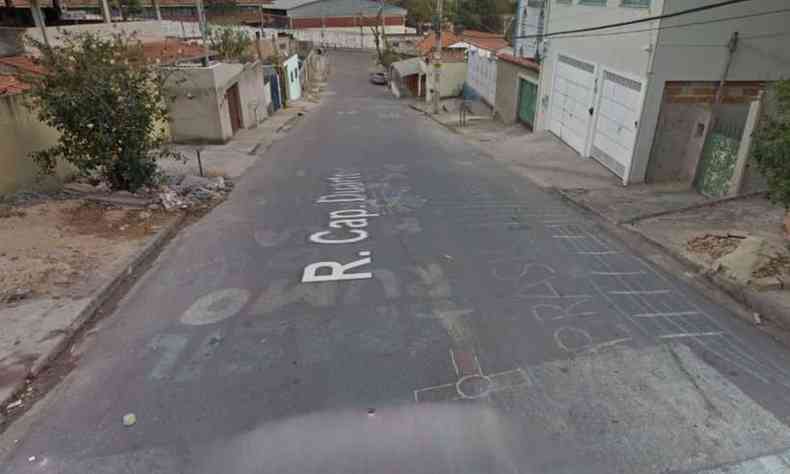 Crime aconteceu na Rua Capito Duarte, no Bairro Ribeiro de Abreu(foto: Reproduo/Google Street View)