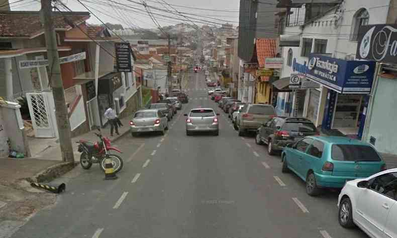 Rua em Barbacena