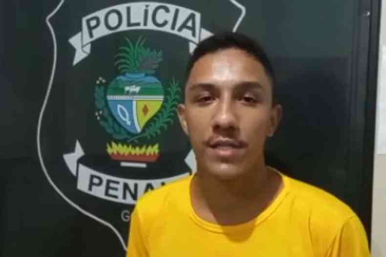 No vdeo, o preso se identifica como Pedro Henrique e afirma que fez a live 