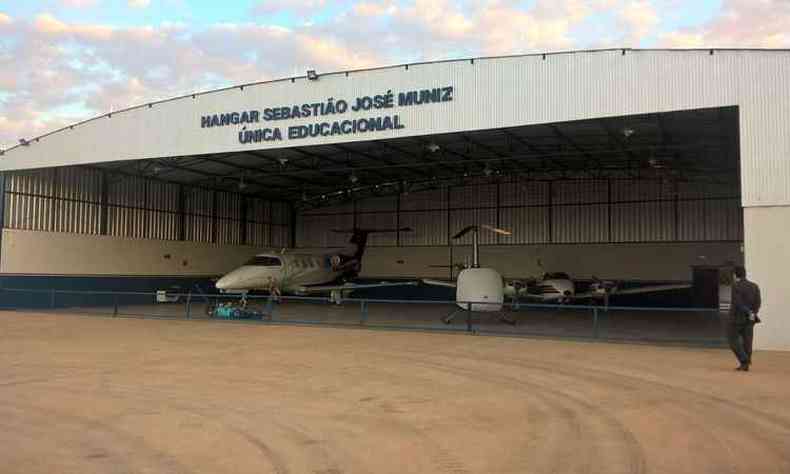 A operao que investiga empresas da famlia de Ruy Muniz tambm foi ao Hangar(foto: Divulgao Receita Federal)