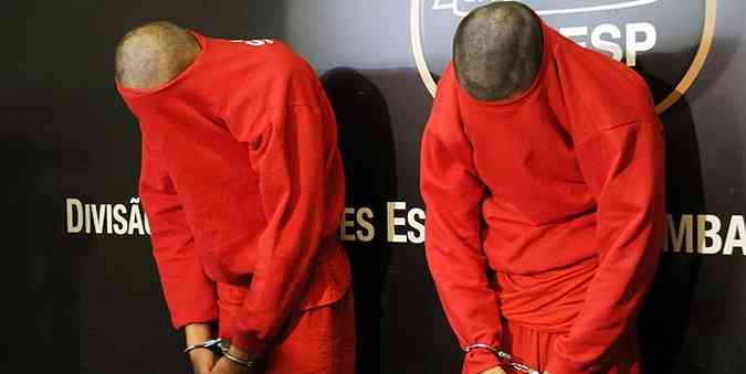 Os suspeitos foram presos na ltima semana em Franca, no interior de So Paulo(foto: Jackson Romanelli/EM/D.A.Press)