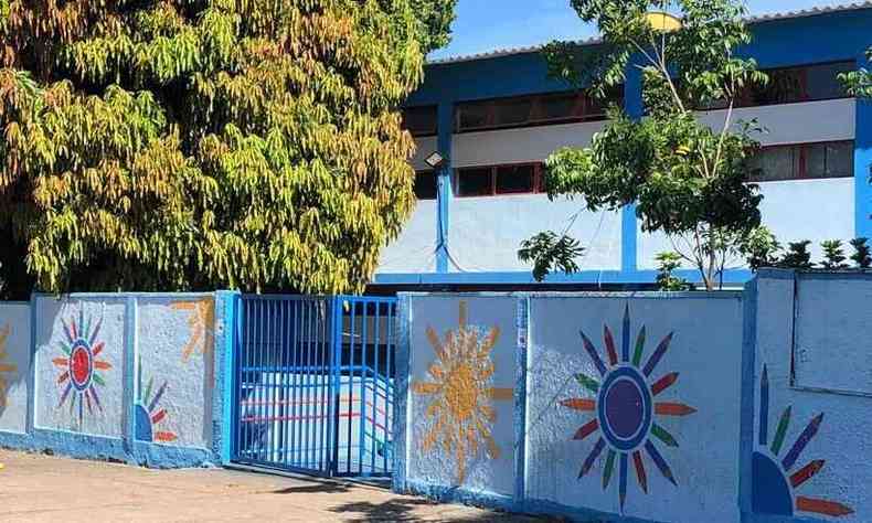 Escola Villa-Lobos, em Contagem,  uma das unidades que vai retomar aulas presenciais(foto: Prefeitura de Contagem/Divulgao)