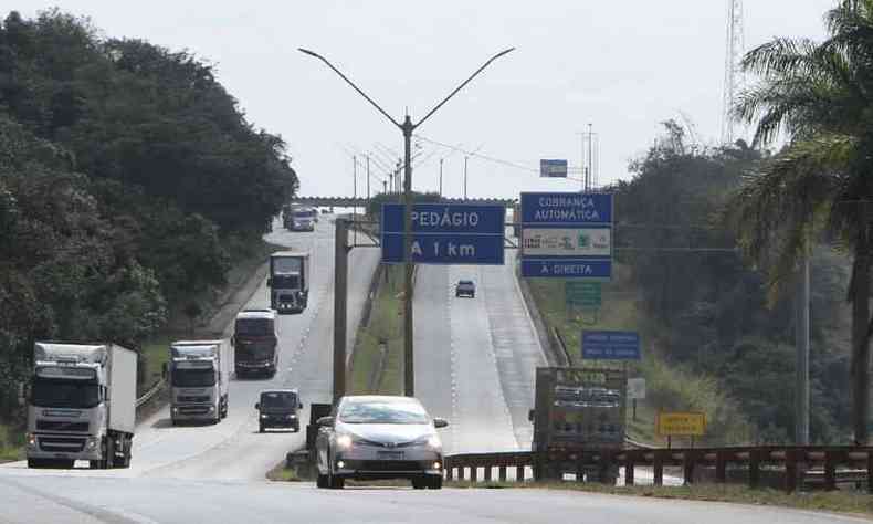 Duplicao da BR-381  esperana para diminuir nmero de acidentes(foto: Edsio Ferreira/EM/D.A Press)