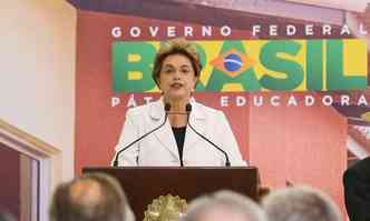 Dilma aproveitou o lanamento do programa para se defender(foto: Roberto Stuckert Filho/PR)