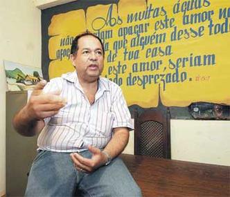 O pastor Wellington diz que quem est na rua e usa a droga perdeu todos os vnculos sociais(foto: Beto Magalhes/em/d.a press )