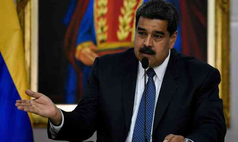 O atual presidente da Venezuela, Nicols Maduro,  candidato  reeleio(foto: AFP / Federico PARRA )