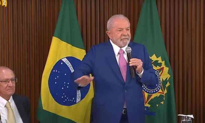 Lula fala durante a abertura da reunio ministerial