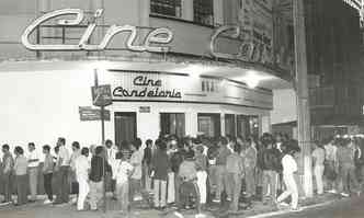 Cine Candelria na dcada de 1980(foto: Pedro Graef/EM - 16/8/1989)