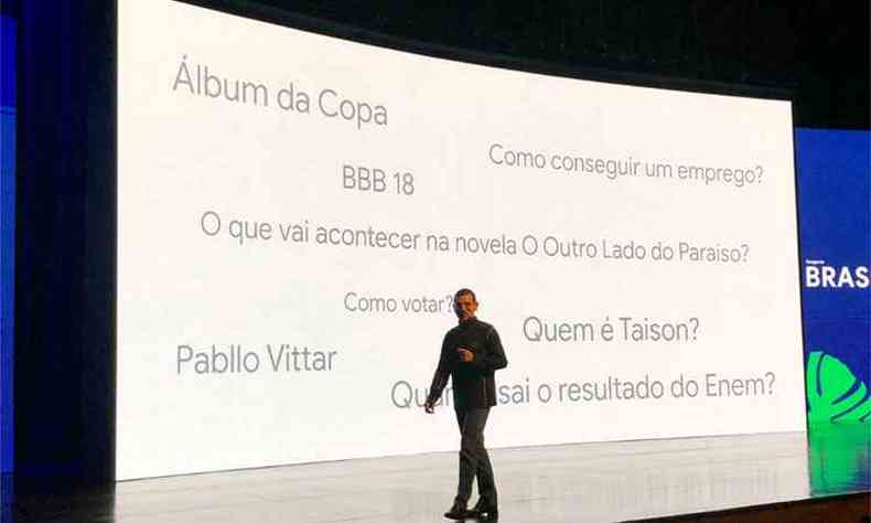 Novidades foram anunciadas pelo diretor de engenharia do Google para Amrica Latina, Berthier Ribeiro-Neto(foto: Fred Bottrel/EM/DA Press)