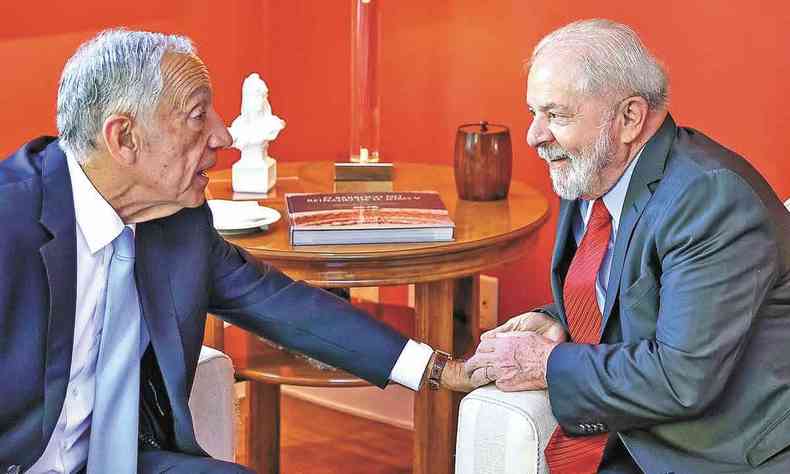 Rebelo de Sousa e Lula se reuniram na casa do cônsul-geral português