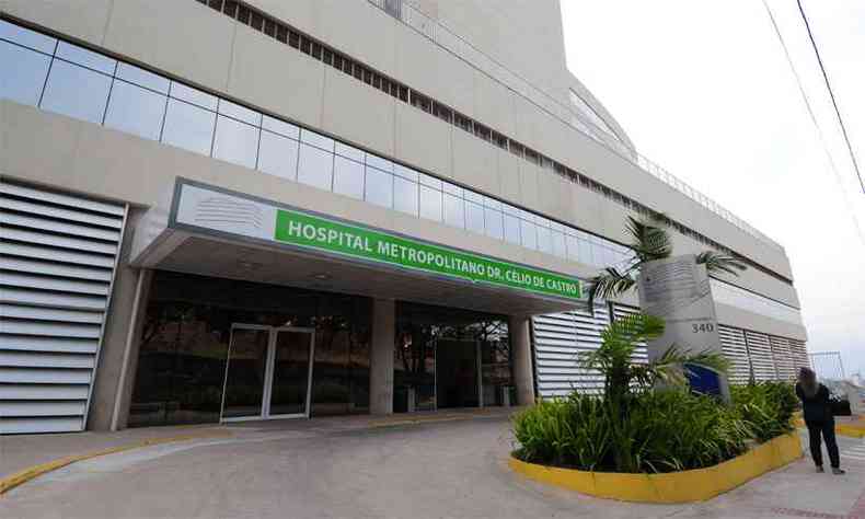 Paciente foi transferida para o hospital do Barreiro hoje(foto: Gladyston Rodrigues/EM/D.A Press)